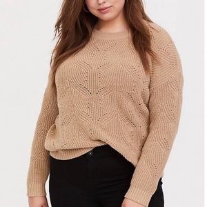 Torrid Tan Pullover Sweater 1